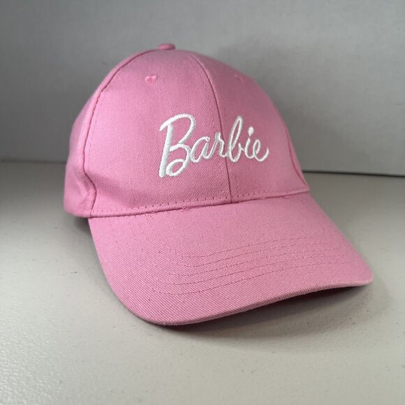 Barbie Pink Hat Embroidered Adjustable Strapback One Size Fits Most Cap - Picture 1 of 6